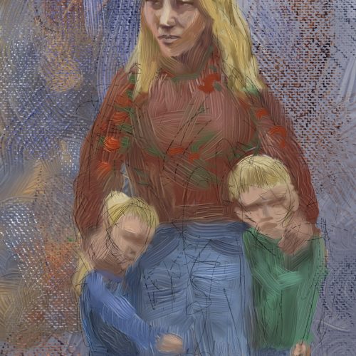 woody pic mom and kids